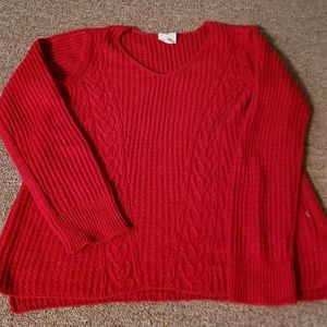 Red Knit Sweater
